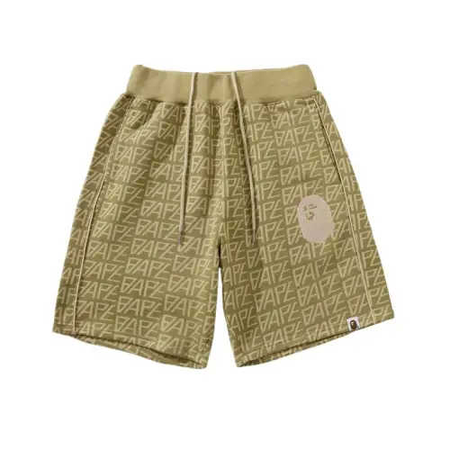 Khaki Fashion Printed Sports Casual Shorts