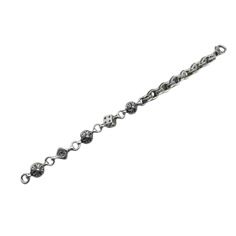 Pure Silver Retro Bracelet Cubac-3
