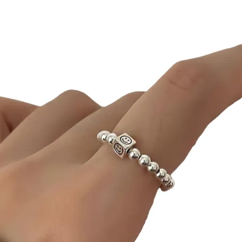 Trendy Sterling Silver Ring