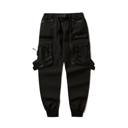 Functional Style Cockwork Loose Leg Bundling Tactical Multi-Pocket Cargo Pants