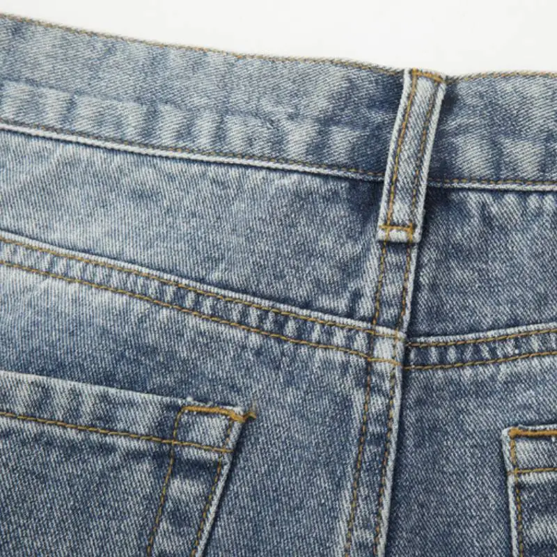 Casual Washed Ink Jeans-1