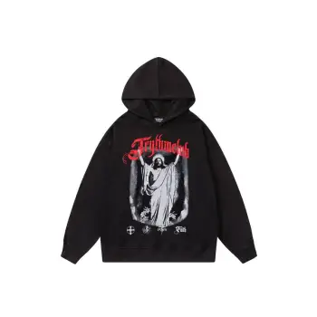 Winter Jesus themed Vintage Hoodie