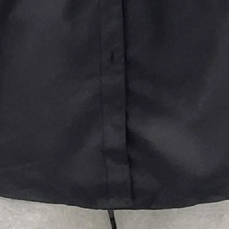 Short Sleeved Shirt   Large Size Trendy Black Coat-3