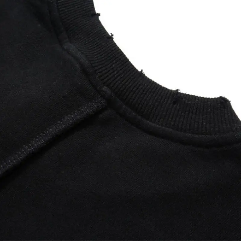 Street Loose Cotton Blended Fabric Sweatshirt-13