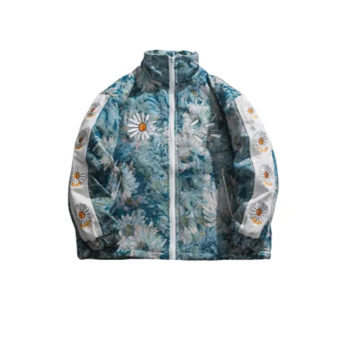 Hiphop Embroidered Cotton-padded Jacket