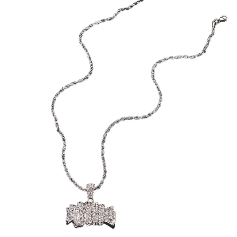 Banknote Pendant Necklace-5