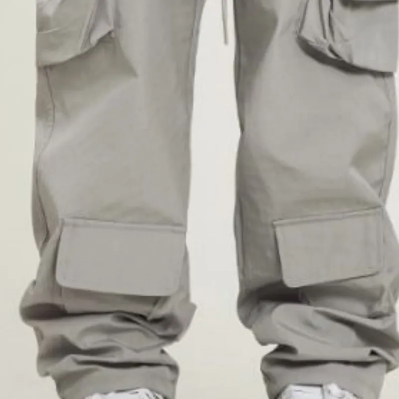 Retro Casual Loose Wide Leg Pants-4
