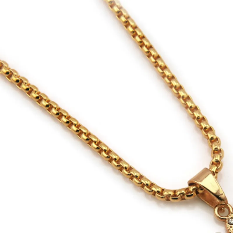 Hip Hop Letter Necklace-2