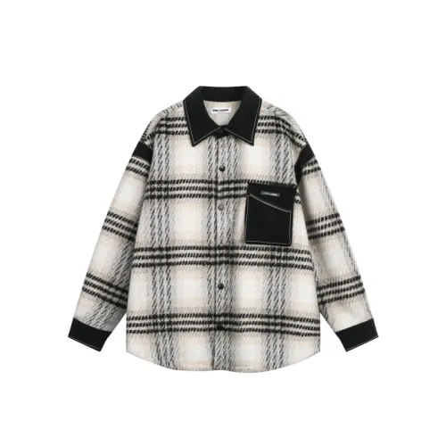 Vintage Plaid Top Loose Wool Jacket