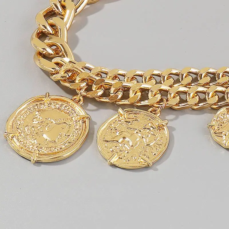 Simple Round Pendant Necklace Cubac-3