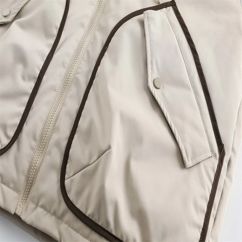 New Style Fresh Thickened Cotton padded Jacket-5