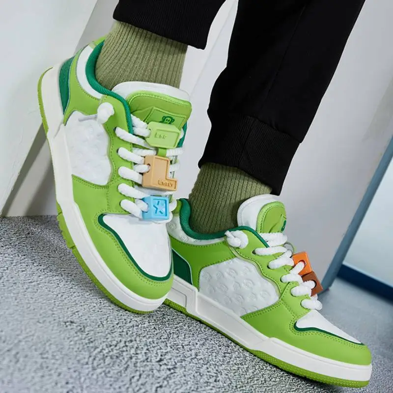 Contrast Color Stitching Comfortable Shoes-15