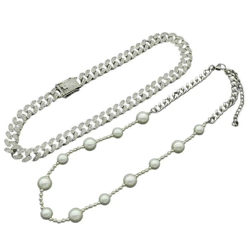 Trendy Metal Cuban Necklace-4