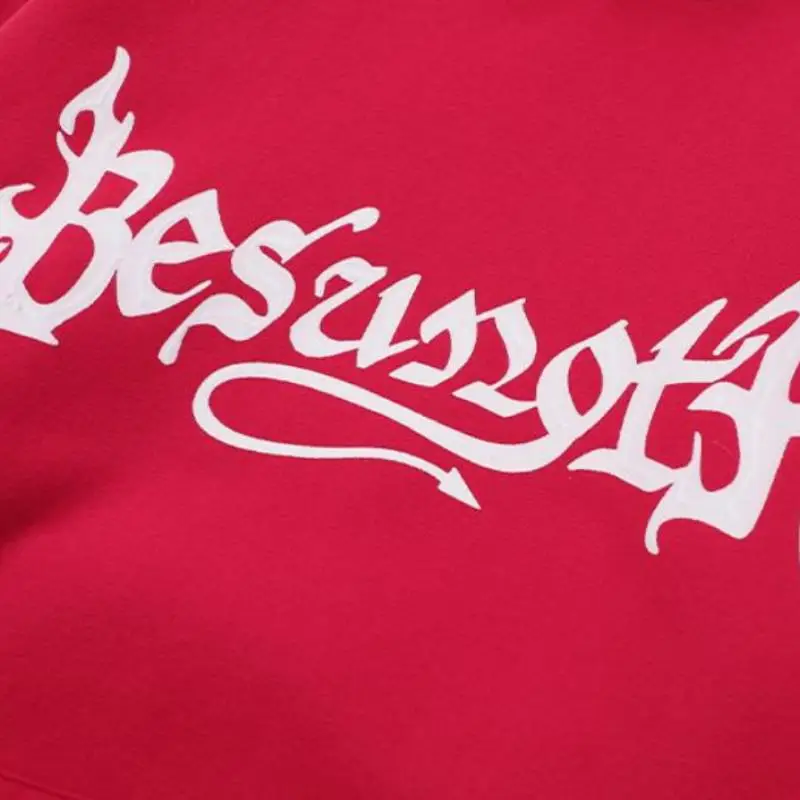 Hiphop Horn Wings Hooded Sweater-3