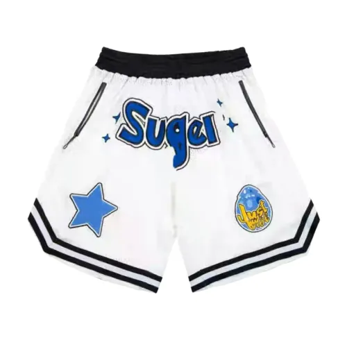 Casual Embroidery Mesh Sports Pants