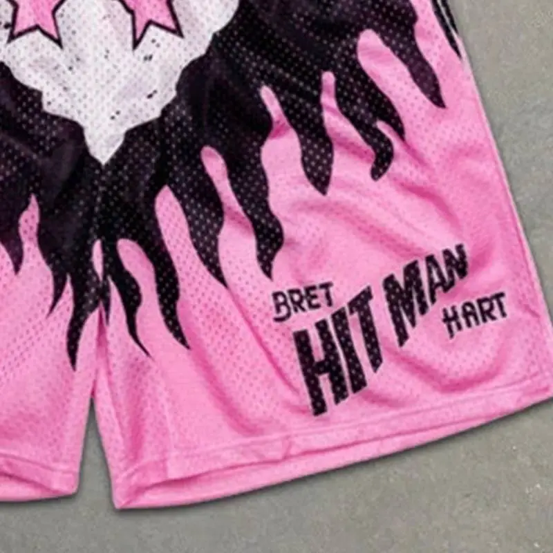 New Hip Hop Printed Basketball Shorts-2
