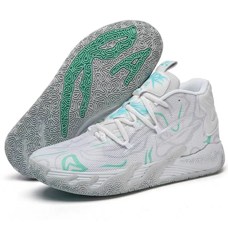 High Top Mesh Running Shoes-9