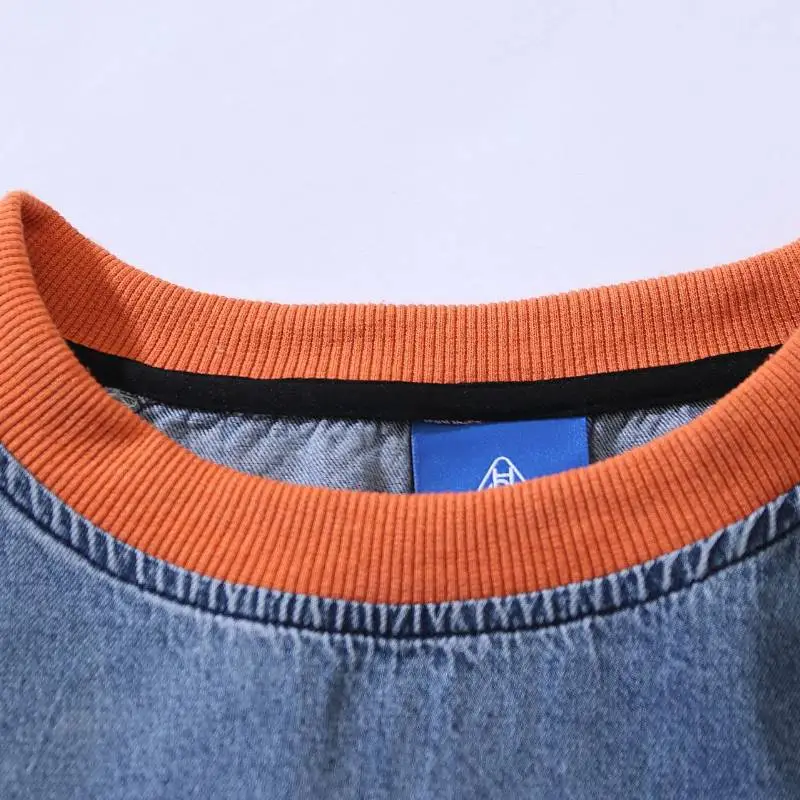 Casual Embroidered Short Sleeved T Shirt-2