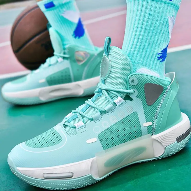 Breathable Hollow Mesh Basketball Shoes-2