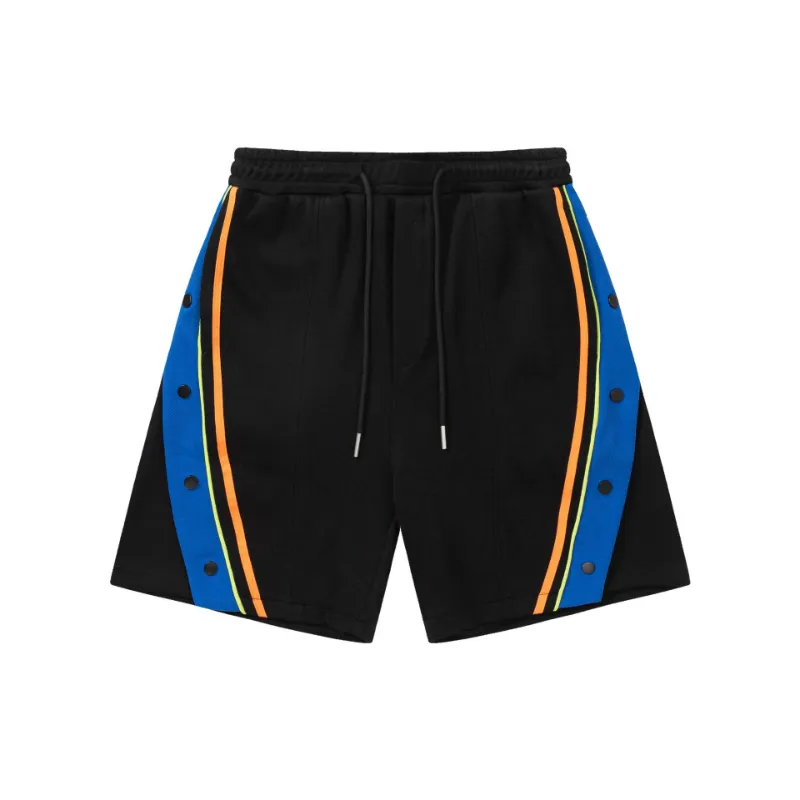 Casual Buttoned Sports Shorts-4