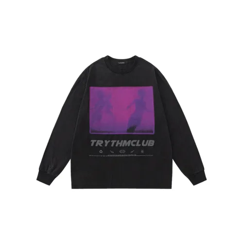 Long Sleeve T-shirt Old Fantasy Figure Crewneck