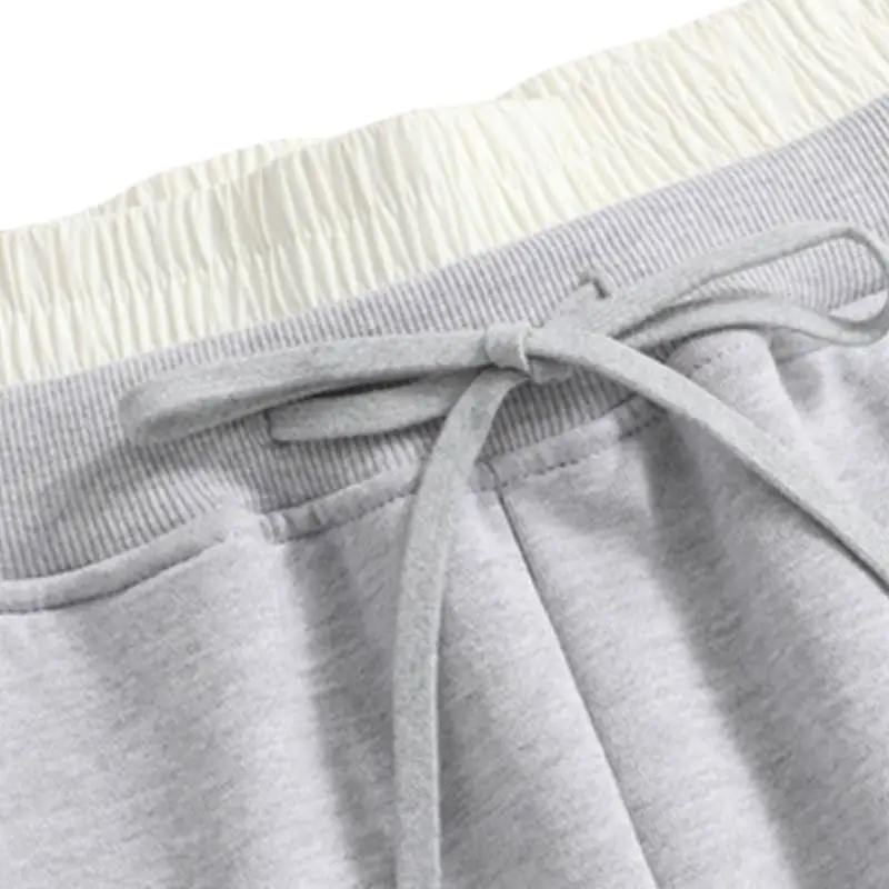 Stitching Trendy Casual Sports Pants-4