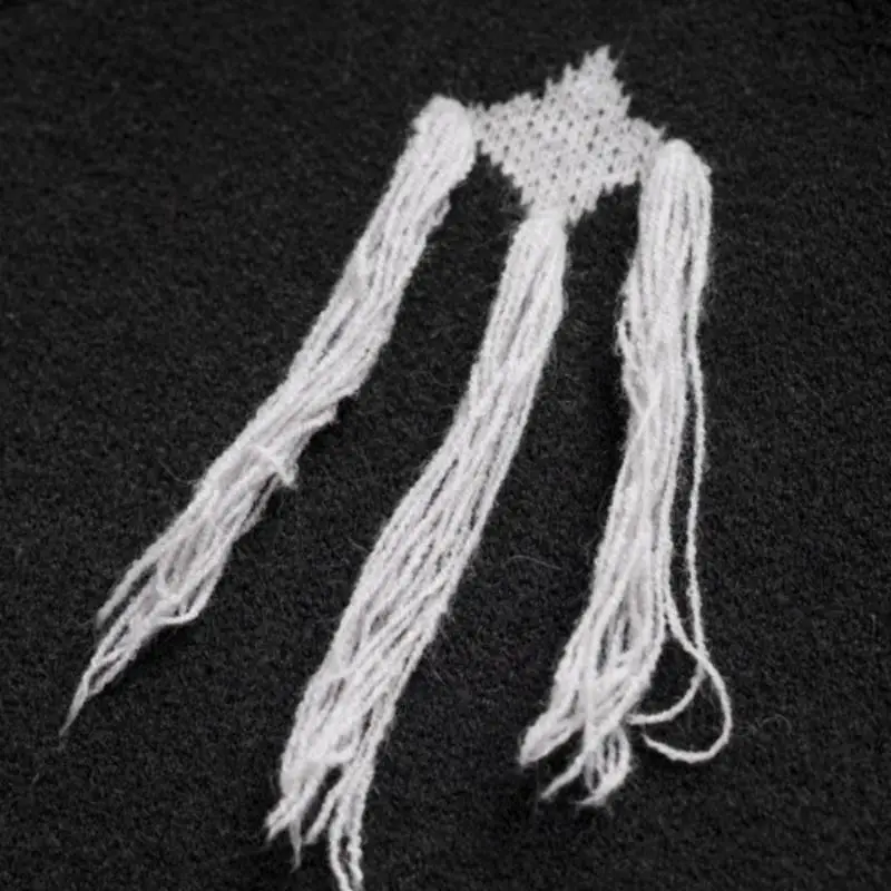 Meteor Falling Loose Crewneck Knitted Sweater-9