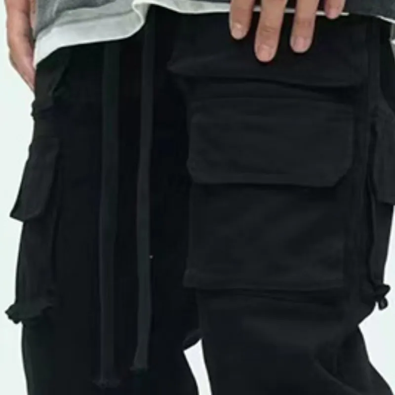 Versatile Casual T Zippered Trousers-2