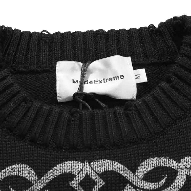 Skull Print Sweater-7