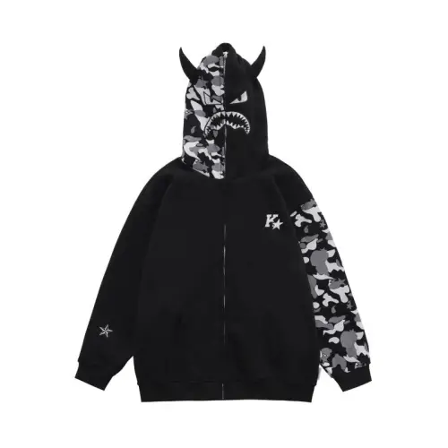 Devil Shark Plus Velvet Hoodie