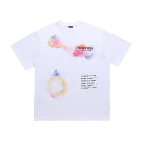 Jet Printing Shoulder Loosen Tide T-shirt