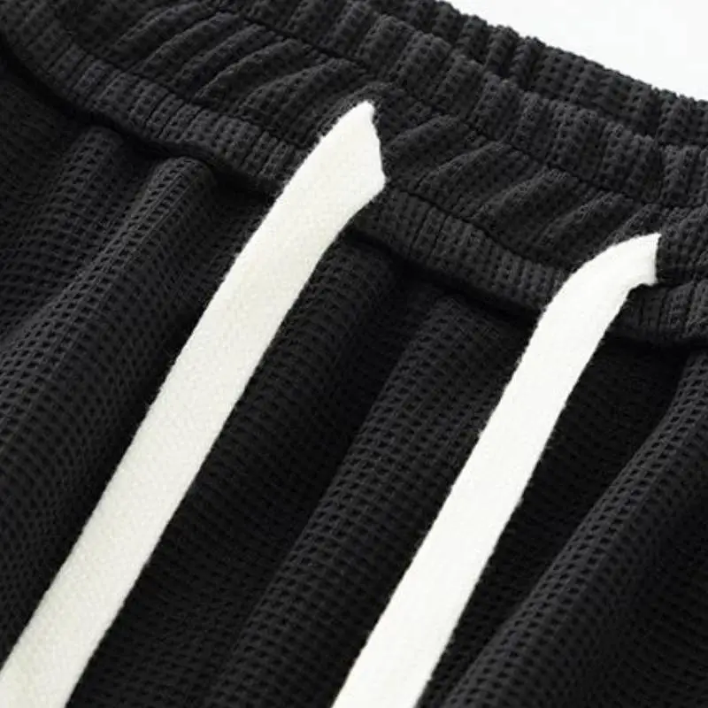 Waffled Trendy Sports Long Pants-9