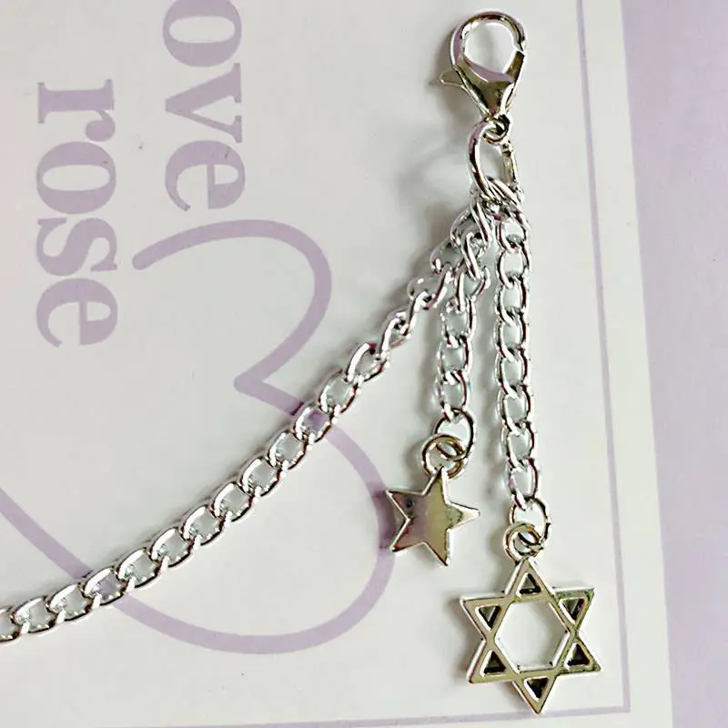 Simple Punk Detachable Shoe Chain-2