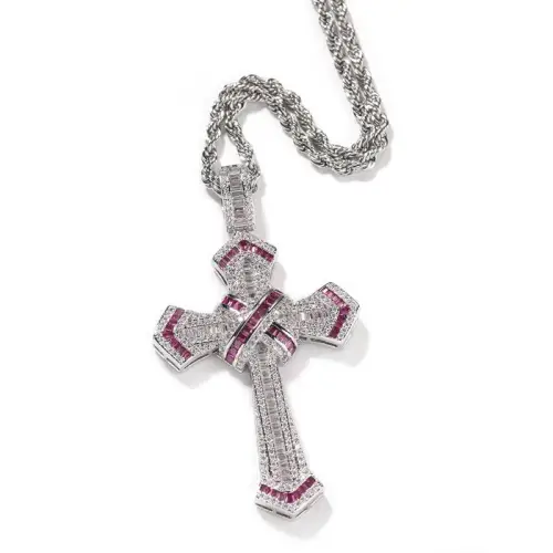 Hip Hop Cross Pendant