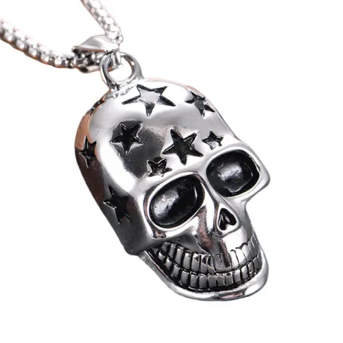 Stainless Steel Skull Necklace