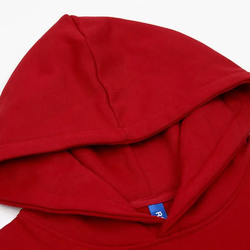 Streetwear Thickened Foamed Printed Hoodie-7
