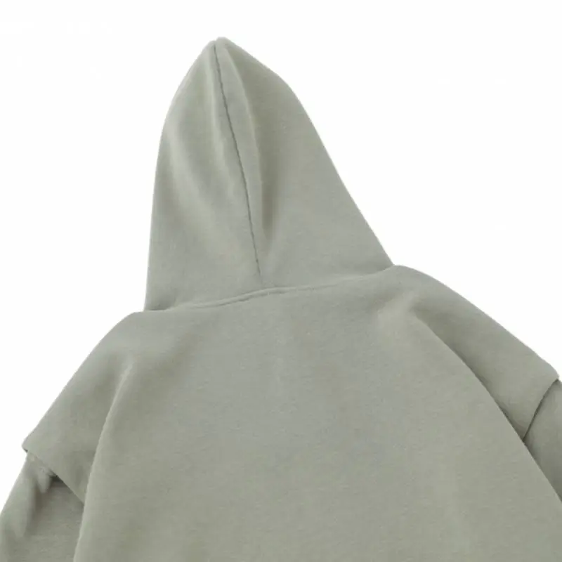 Fashion Star Printed Loose Hoodie-3