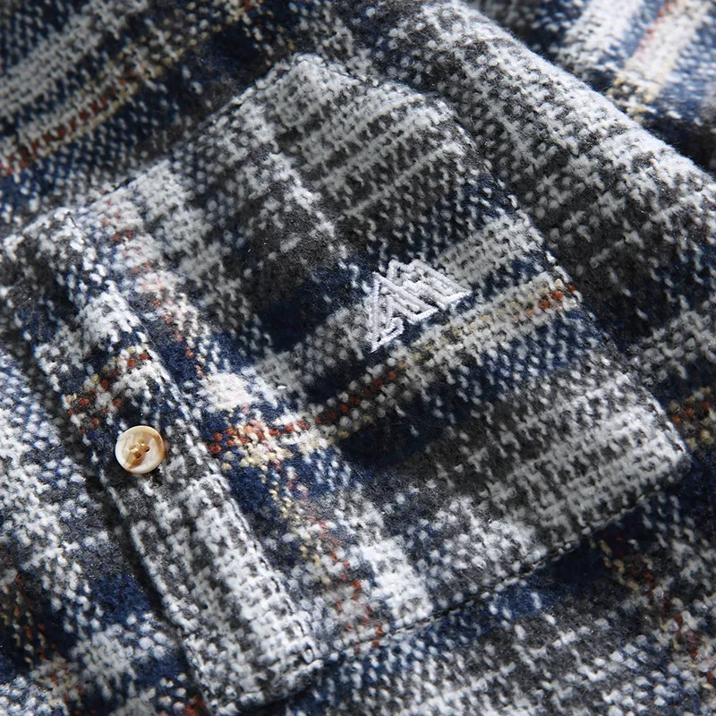 Vintage Long Sleeve Cardigan Shirt-4