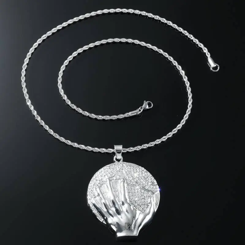 Hip Hop Pendant Necklace-4