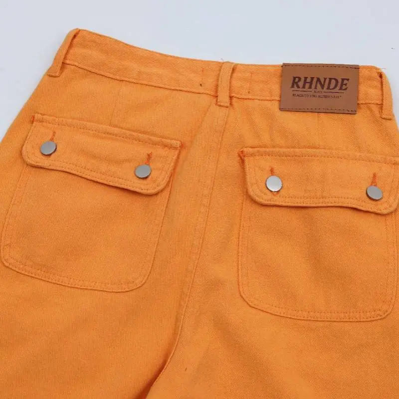 Trendy Retro Distressed Trousers-4