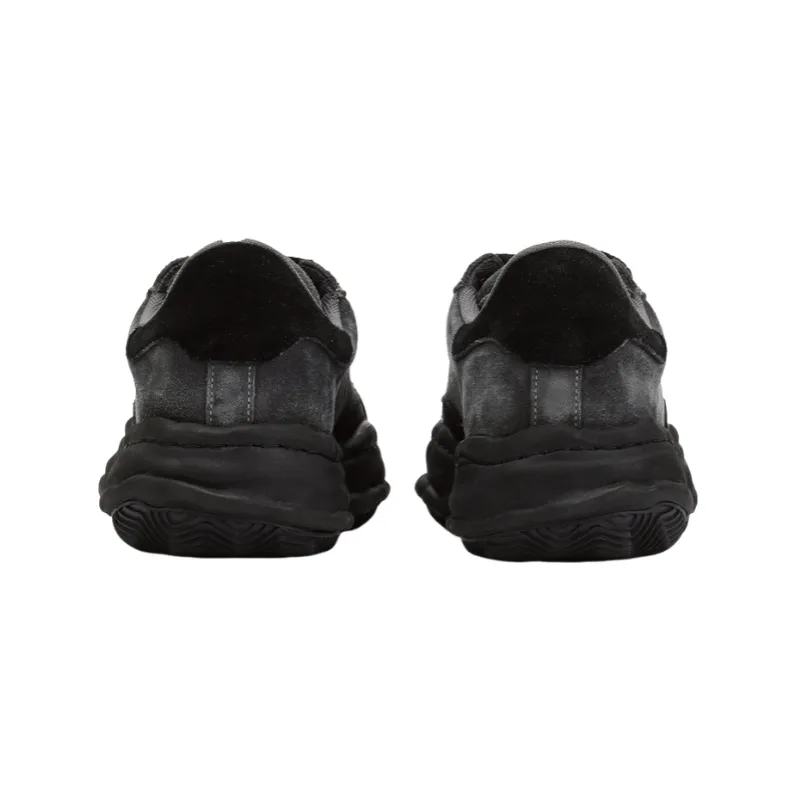 Shell Head Washed Niche Stitching Retro Thick Bottom Low top Board Shoes-10