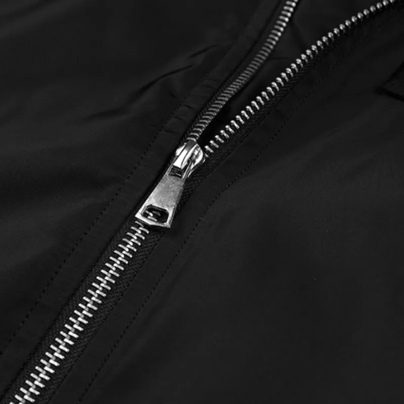 Thickened Stand Collar Flight Jacket-4