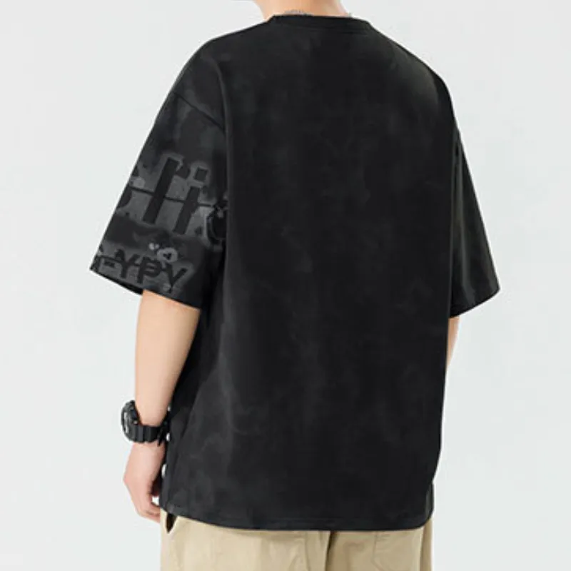 Irregular Print T Shirt-5