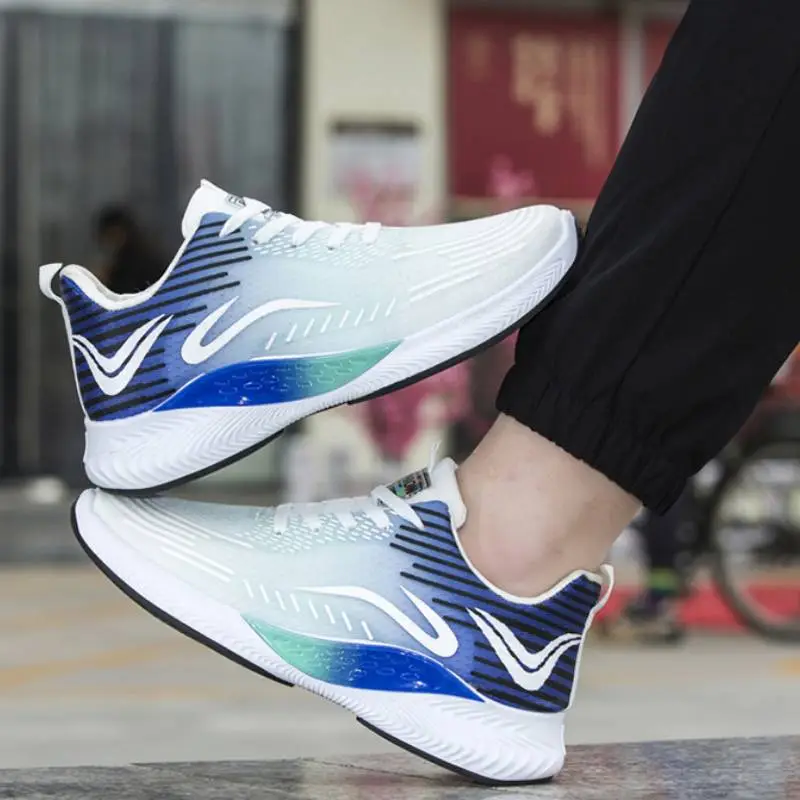 Men's Shoes 2023 New Summer Mesh Fashion Breathable Running Shoes Men's Casual Sneaker Cross border Foreign Trade-6