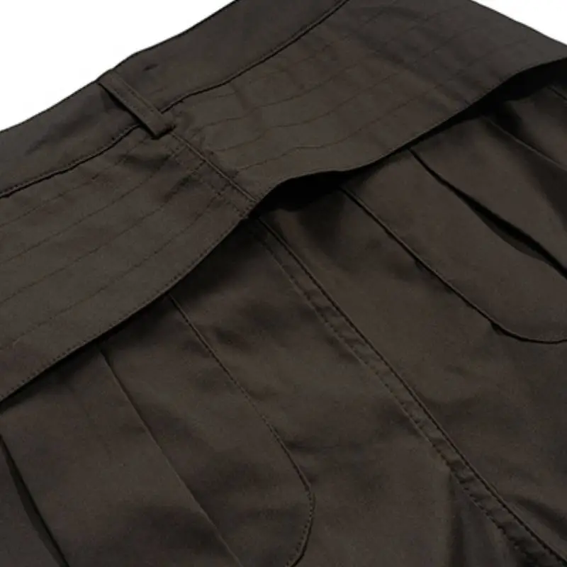 Neutral Casual Multi Pocket Pants-4