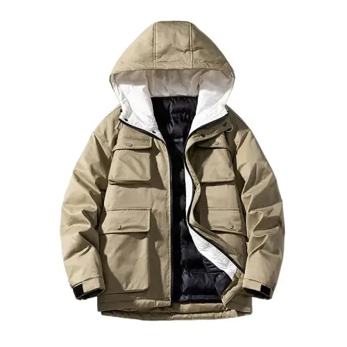 Street Style Insulated Workwear Cotton Jacket