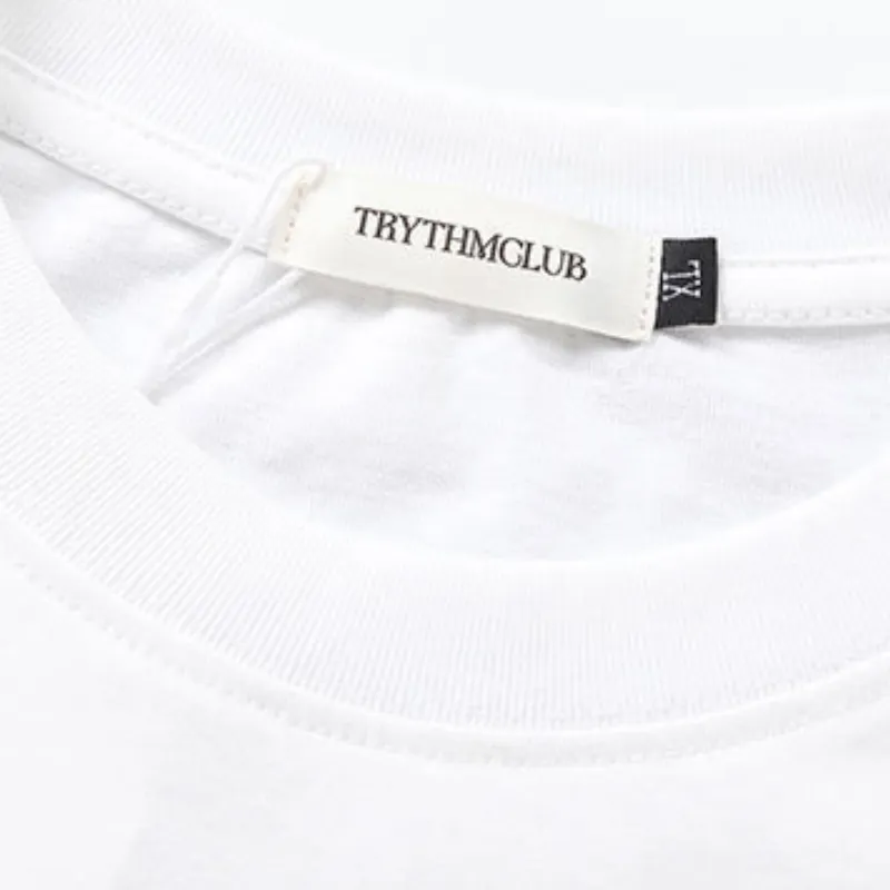 Retro Print Distressed Short Sleeve T Shirt-4