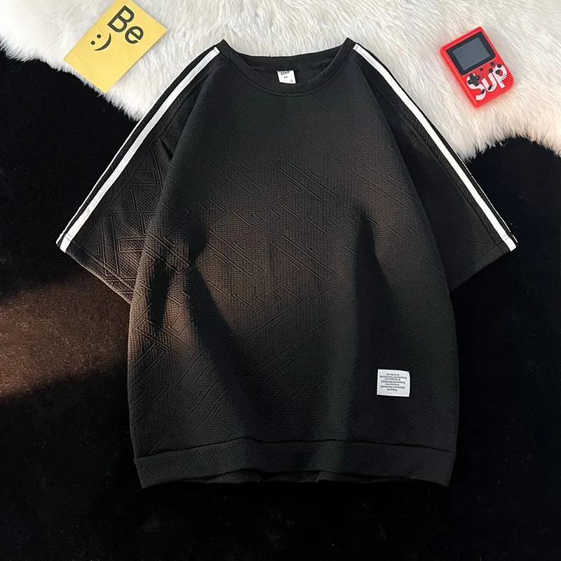 Loose Shirt And Trendy Short Set-1
