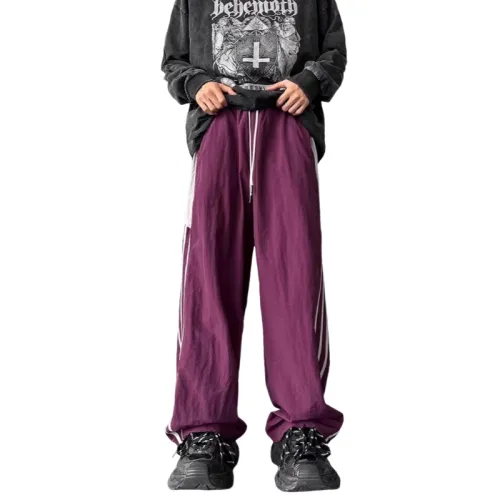 Striped Sports Casual Pants