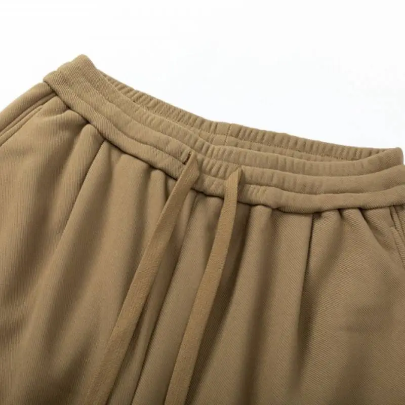 Letter Embroidery Multicolor Casual Pants-7